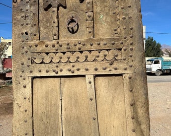 Vintage Moroccan Door,  Amazigh Doors, Castle Wood Door, Amazigh Berber Door, Wall door, Decor Door, door, Moroccan Doors,