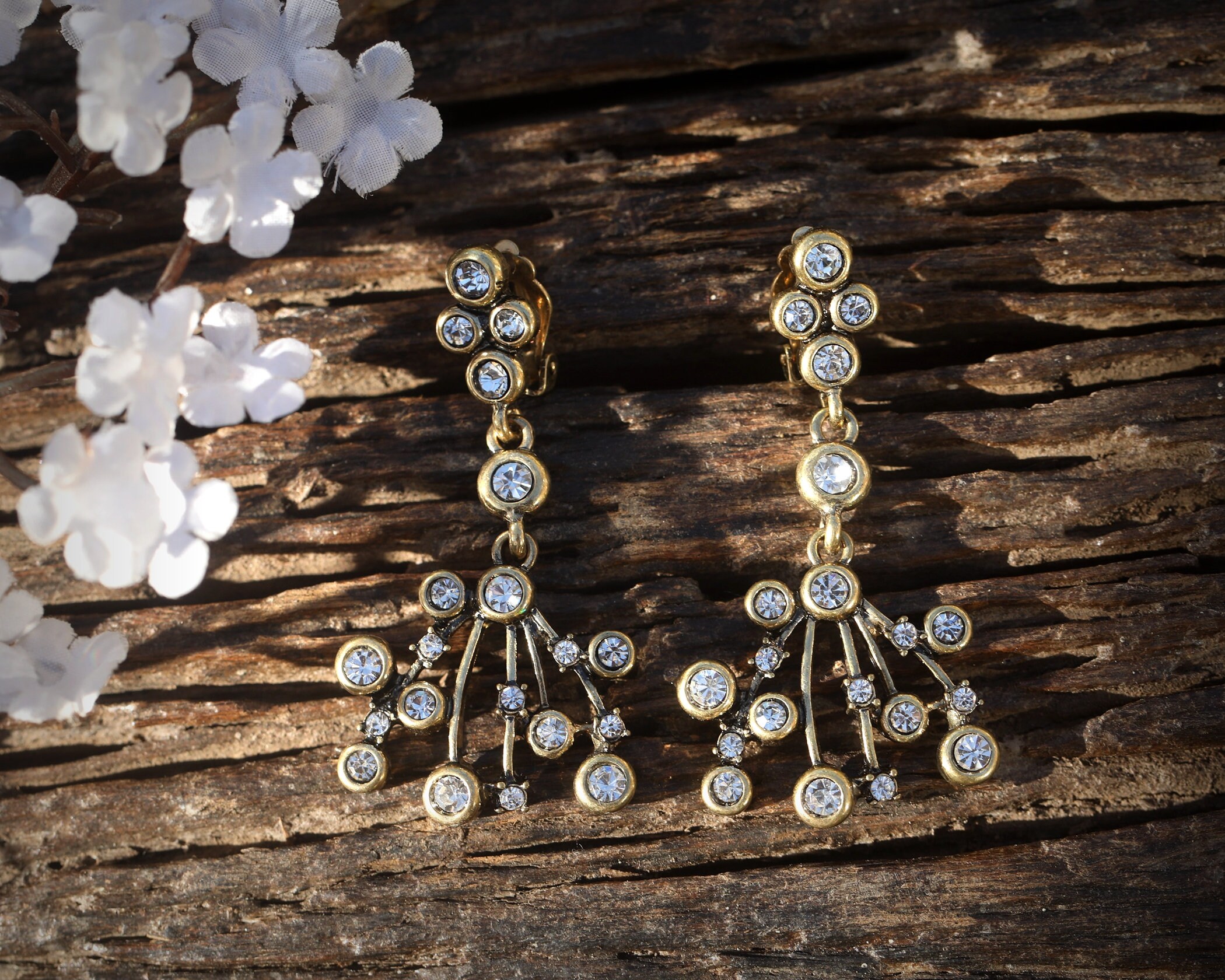 Boucles D'oreilles Pour Oreilles Non Percées Boucles D'oreilles CLIP ON NON Percées Pinces Pendante - Etsy UK