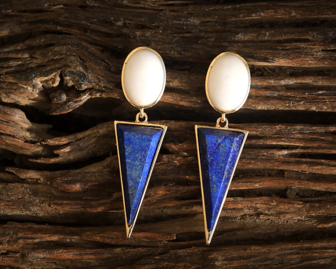 Boucles D'oreilles Clip Pendantes Dorées - Motif Feuille D'arbre / Chandelier - Neuf Sans Emballage