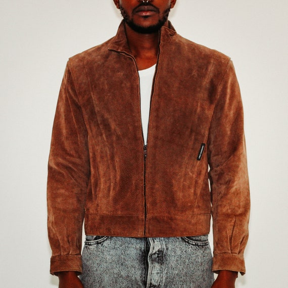 suede members only jacket