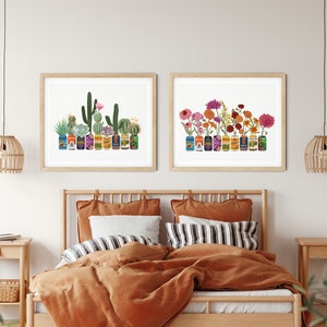 Texas Art, Texas Craft Beer Can Art Print with Cactus, Texas Art Print, Guy Apartment image 4