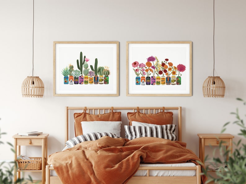 Texas Art, Texas Craft Beer Can Art Print with Cactus, Texas Art Print, Guy Apartment image 4