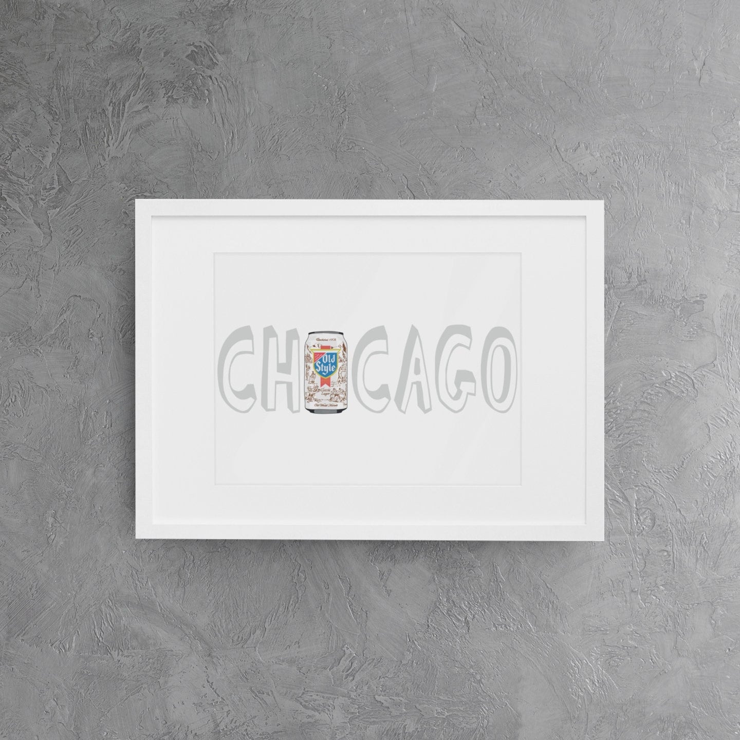 Chicago Poster, Chicago Sign, Midwest Art, Old Style Beer Chicago ...