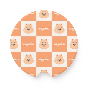 Quokka, Han from Stray Kids, Han Ji-sung Fan, Stray Kids SKZOOs, K-pop Fans Gift, Car Accessory, Cup Coaster, Car Coaster, K-pop Car Coaster