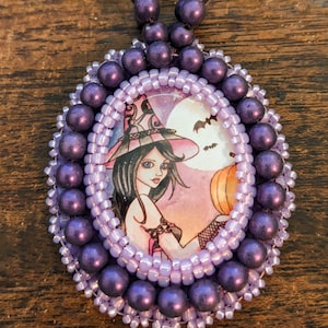 Bead embroidery pendants deals