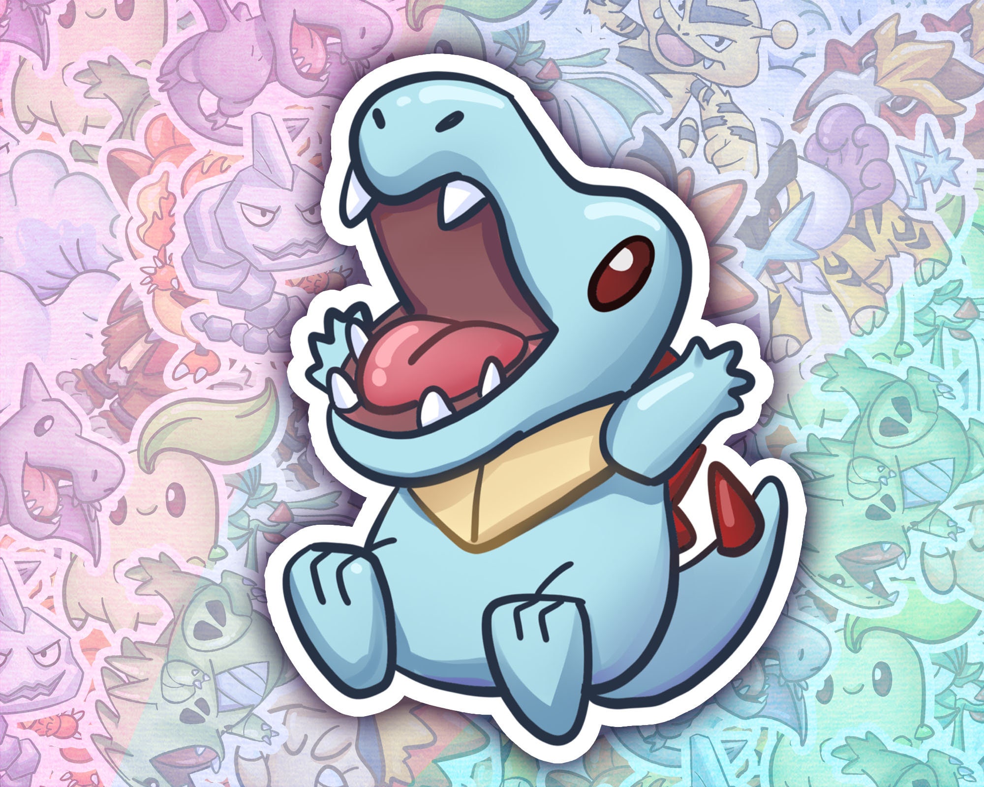 3 Totodile Chibi Sticker Fan Art Cute Foodie Sticker Etsy 3 Totodile Chibi Sticker Fan Art Cute Foodie Sticker Etsy