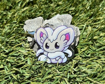 Cinccino #573 Chibi Keychain 2" | epoxy  charm | cute accessory