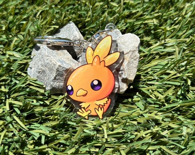 Torchic #255 Chibi Keychain 2