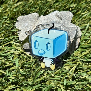 Eiscue #875 Chibi Keychain 2&quot; | epoxy  charm | cute accessory