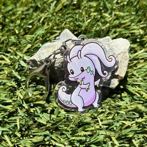 Goodra #706 Chibi Keychain 2&quot; | epoxy  charm | cute accessory
