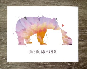 Old English Co. Happy Birthday Card For Mum Or Dad From Three Young Children - Cute Bear Cub Card 'From Your Little Bear Cubs' - Blank Inside Envelope