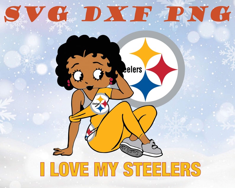 steelers betty boop svg steelers betty boop svg
