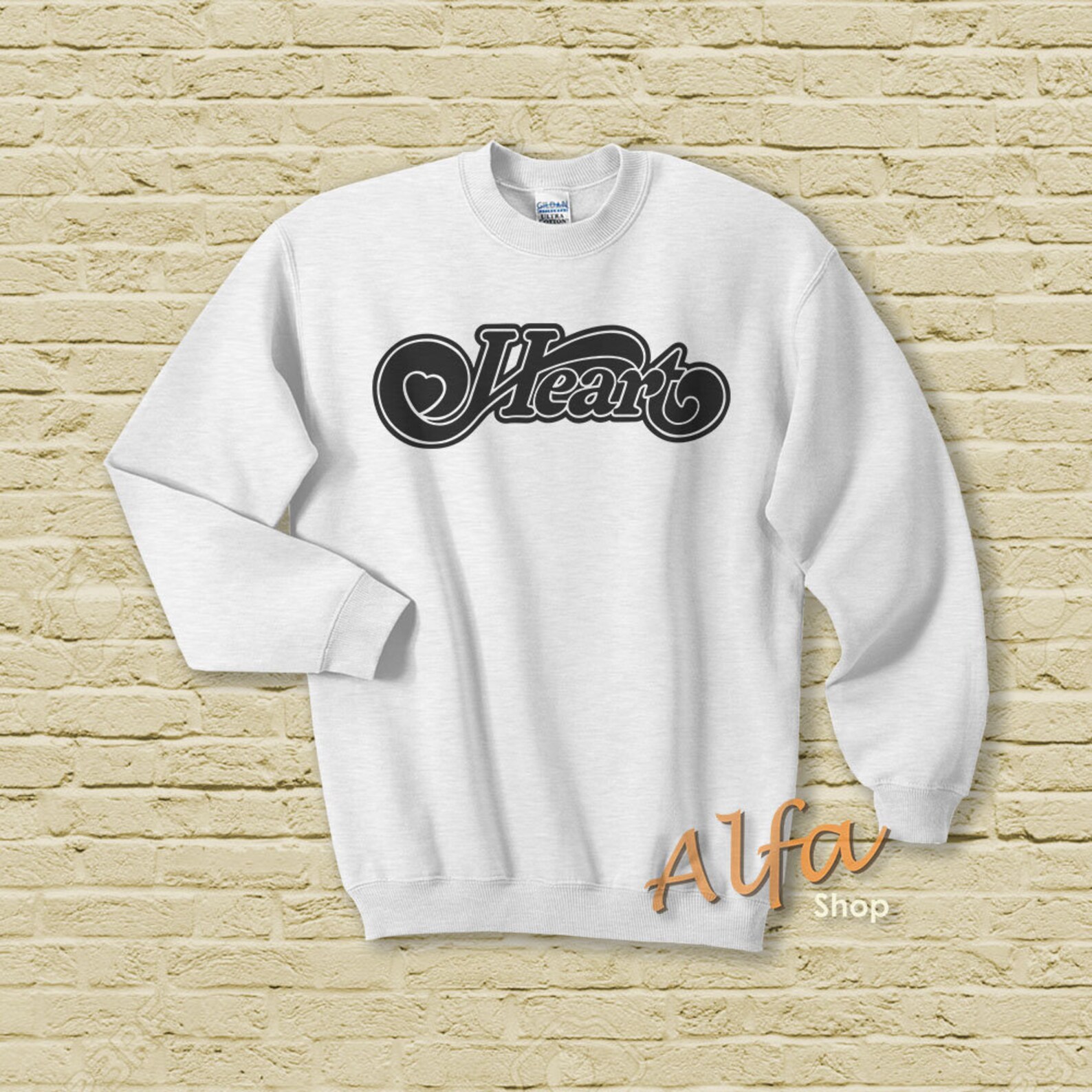 Heart Band Sweatshirt American Rock Music Band Annn Wilson Etsy