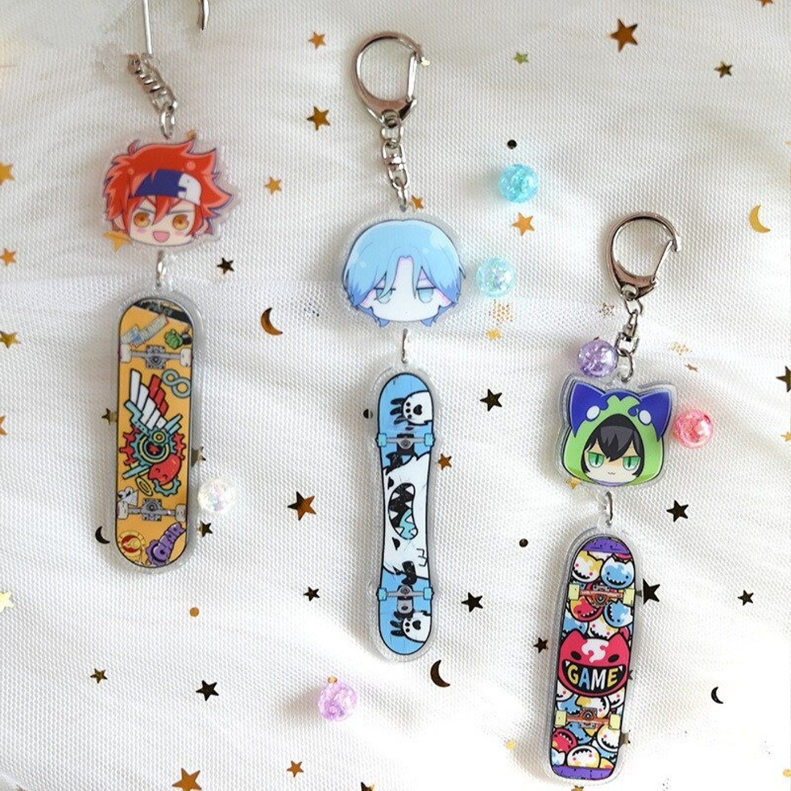 SK8 El llavero Infinity Reki Kyan Miya Keychain Keyring Prop Etsy