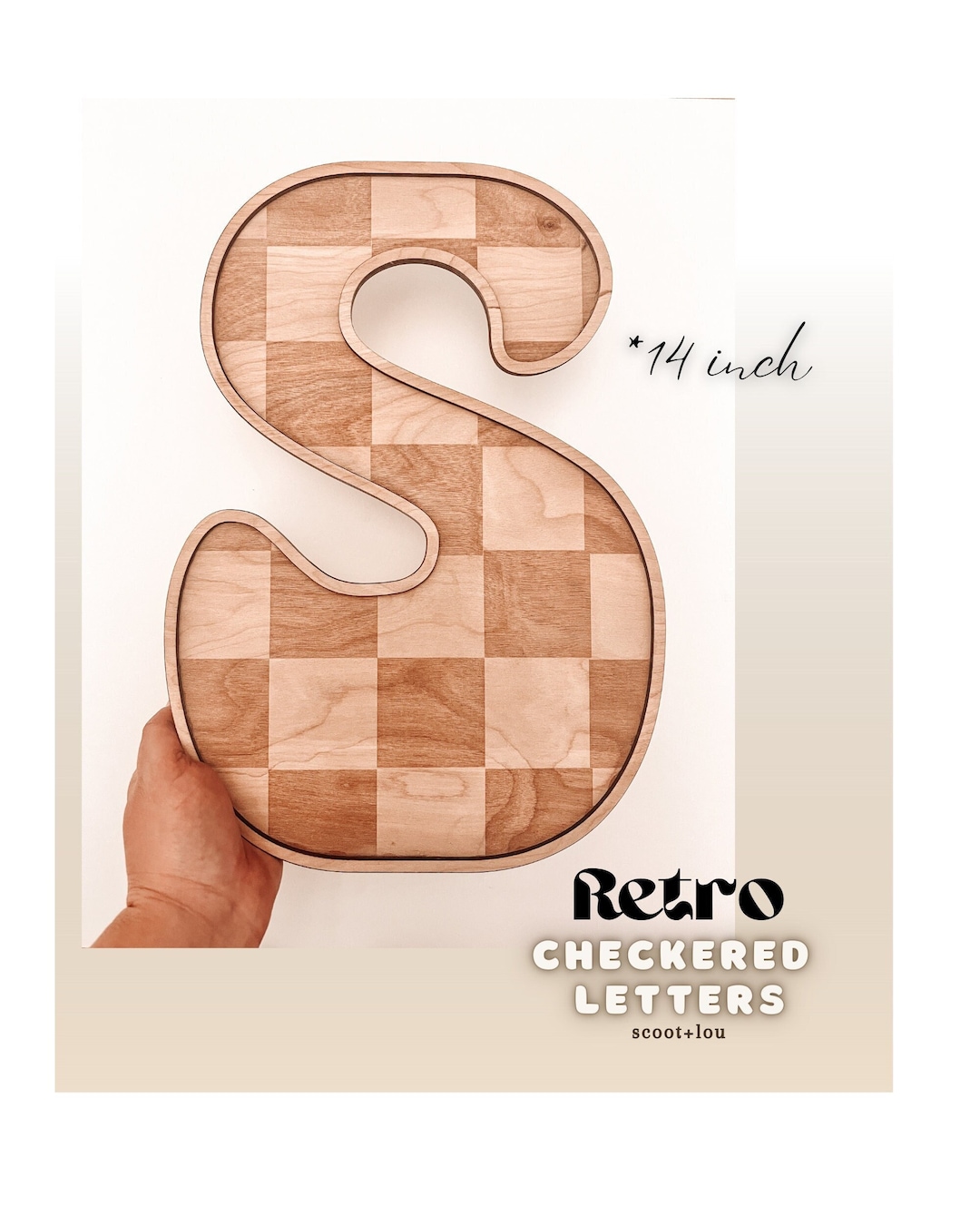 Retro Nursery Letters Boy or Girl Nursery Wall Art Retro Skater Boy