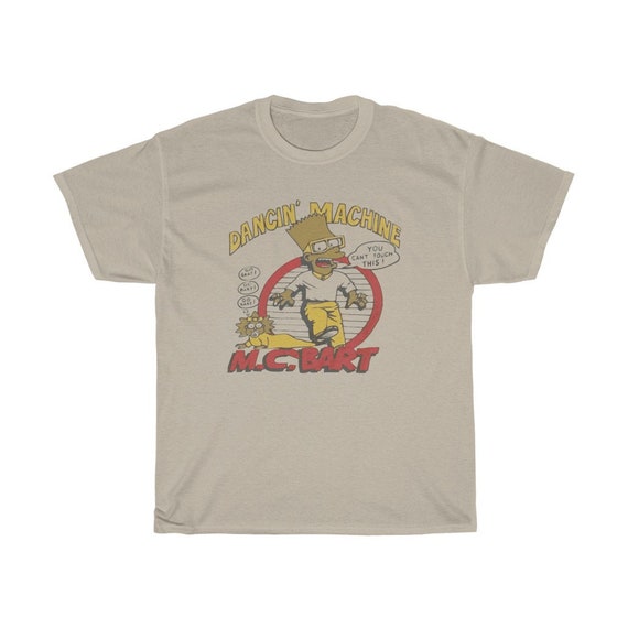Bart Simpson MC Hammer Bootleg Design 1990s 90s Unisex Heavy