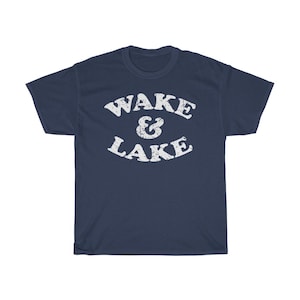 Wake And Lake Summer Boat Water Sandbar Short Sleeve Tee Wawasee Lakes Syracuse