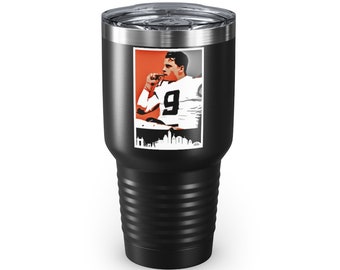 Joe Burrow Jeaux Burreaux Cajun Cincinnati Bengals Number One Pick #1 #9 Stainless Steel Cup NFL Tumbler Insulated