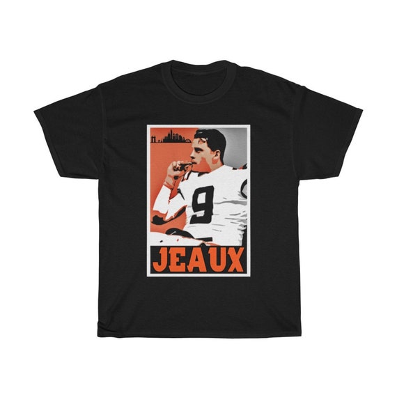 Joe Burrow Jeaux Burreaux Cajun Cincinnati Bengals Short Sleeve