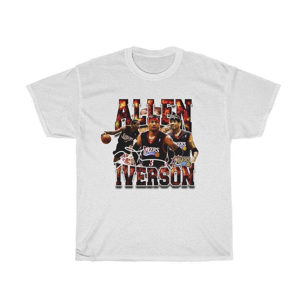 Discover Allen Iverson Retro Vintage Inspiriert 1990er T-Shirt
