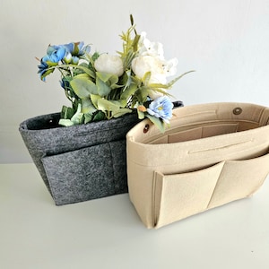 Felt Organizer,  Bag Organizer Insert, Purse Felt Organizer
