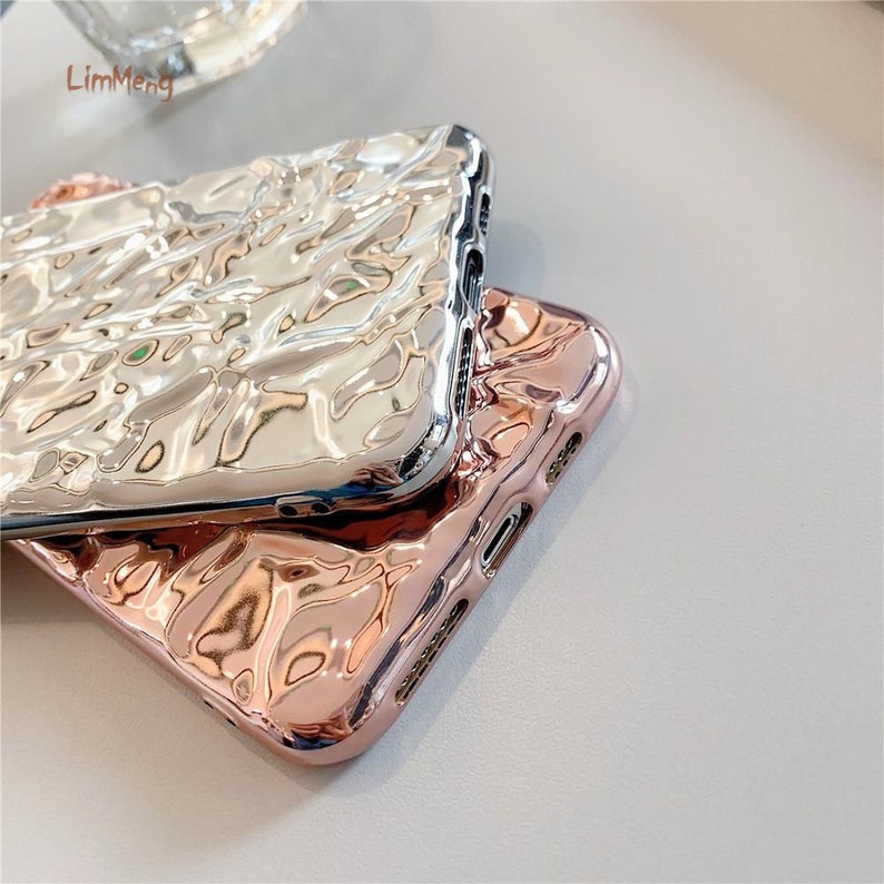 3D Dream Shell Plating Silver Gold Foil Phone Case for Iphone Etsy