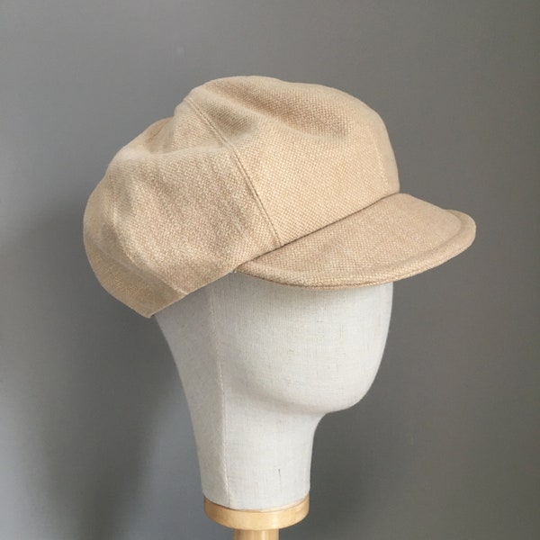 Casquette FELIX toile paille