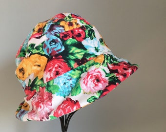 Chapeau ANGELE floral vintage