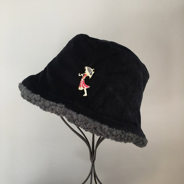 Chapeau MILO hiver noir double