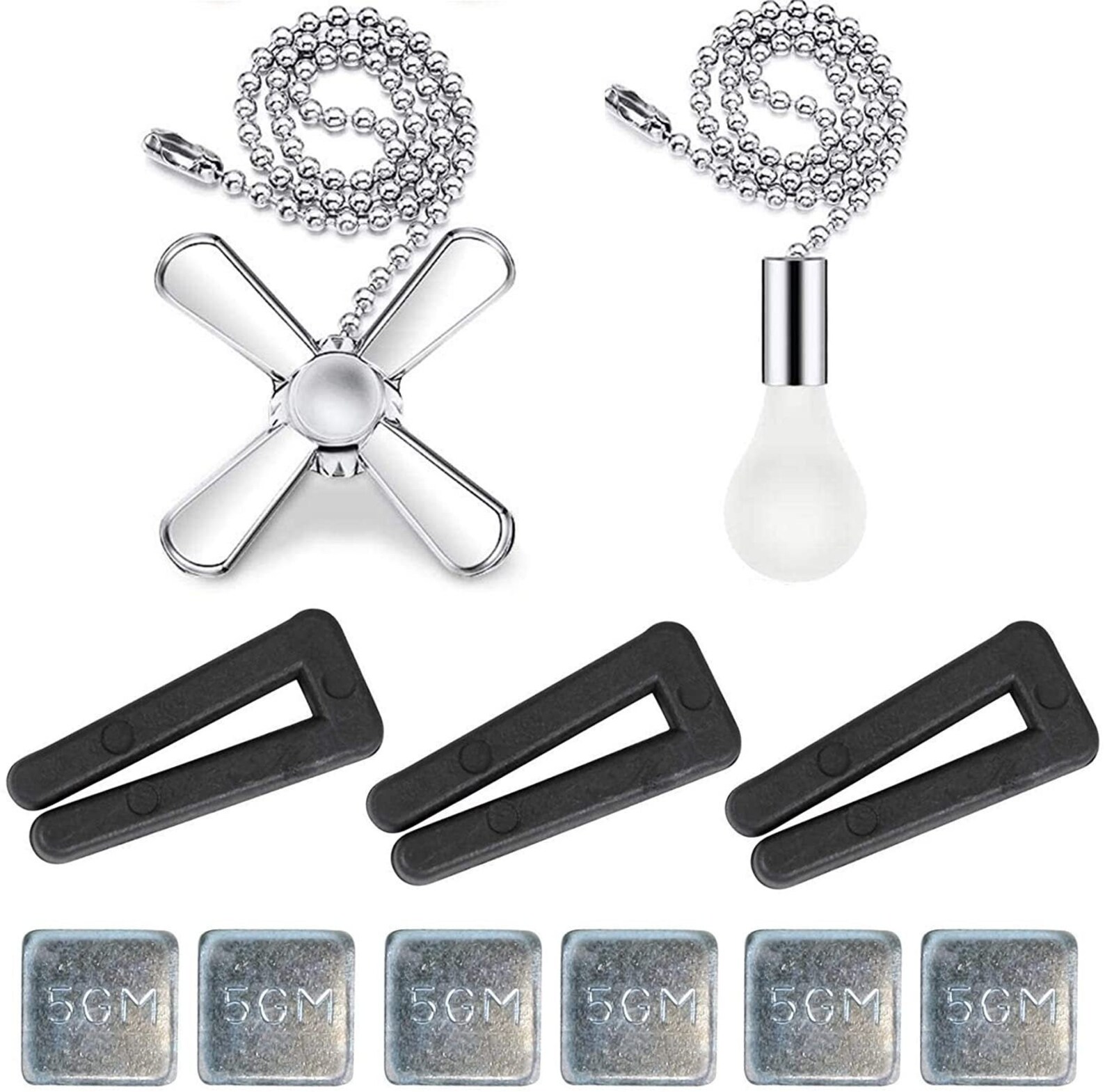 Ceiling Fan Balancing Kit and Pull Chain 12inch Light Bulb Etsy