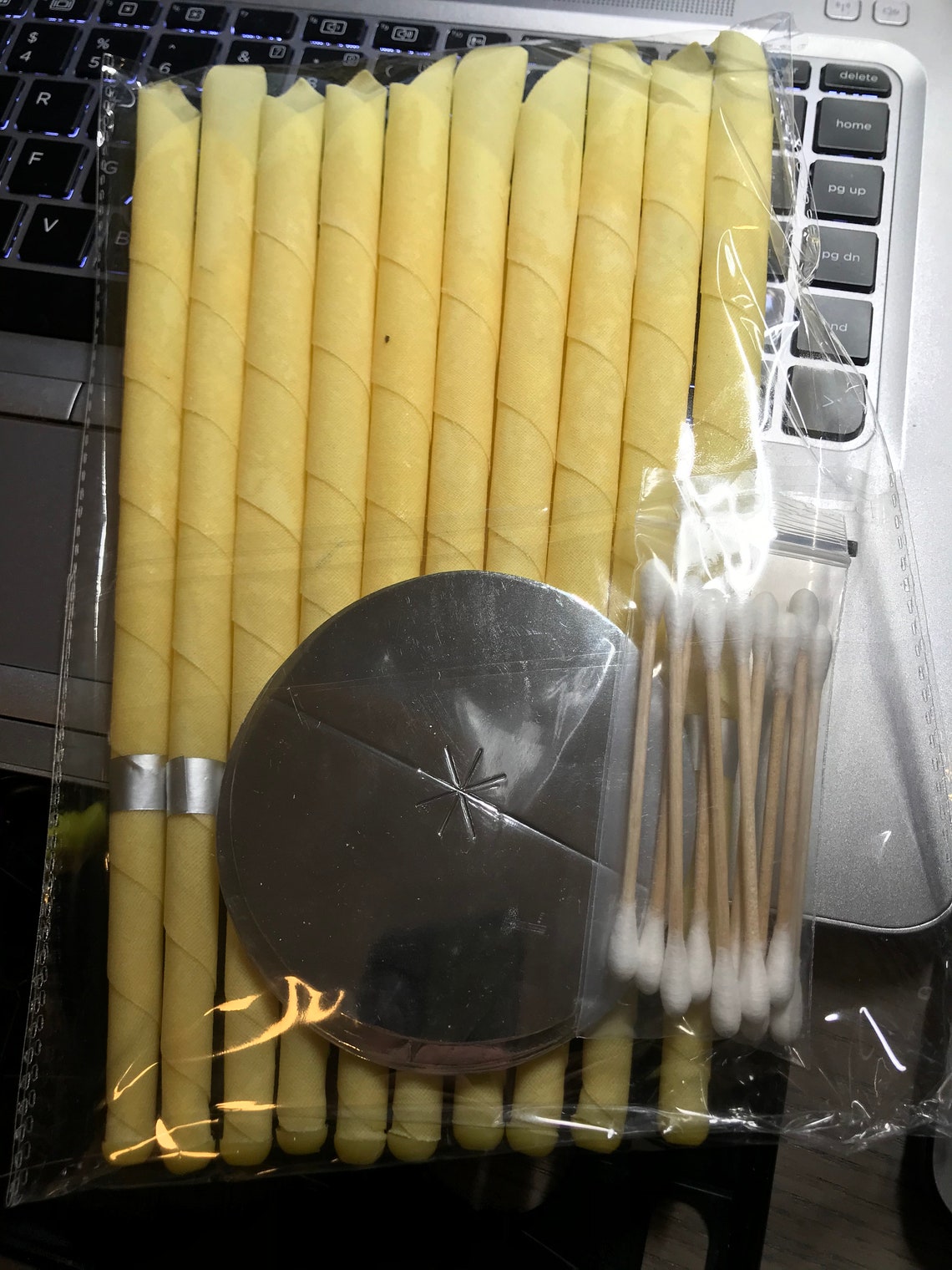 10pcs EarWax Clean EarWax Candle Hollow Blend Cones Beeswax Etsy