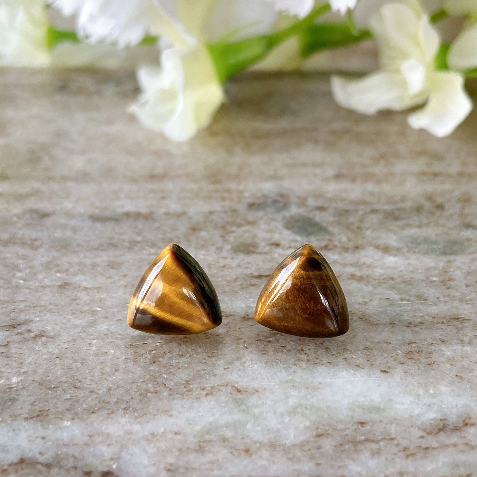 Tiger Eye Earrings Etsy Australia