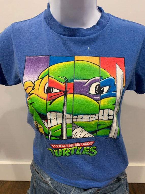 Teenage Mutant Ninja Turtles Vintage Sheets Inspired All Over Print Shirt -  ReproTees - The Home of Vintage Retro and Custom T-Shirts!