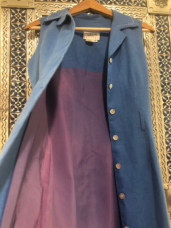 Vintage Talbots Linen Dress - image 6