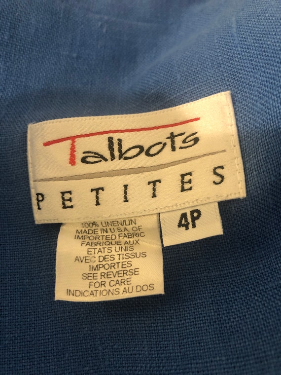 Vintage Talbots Linen Dress - image 5