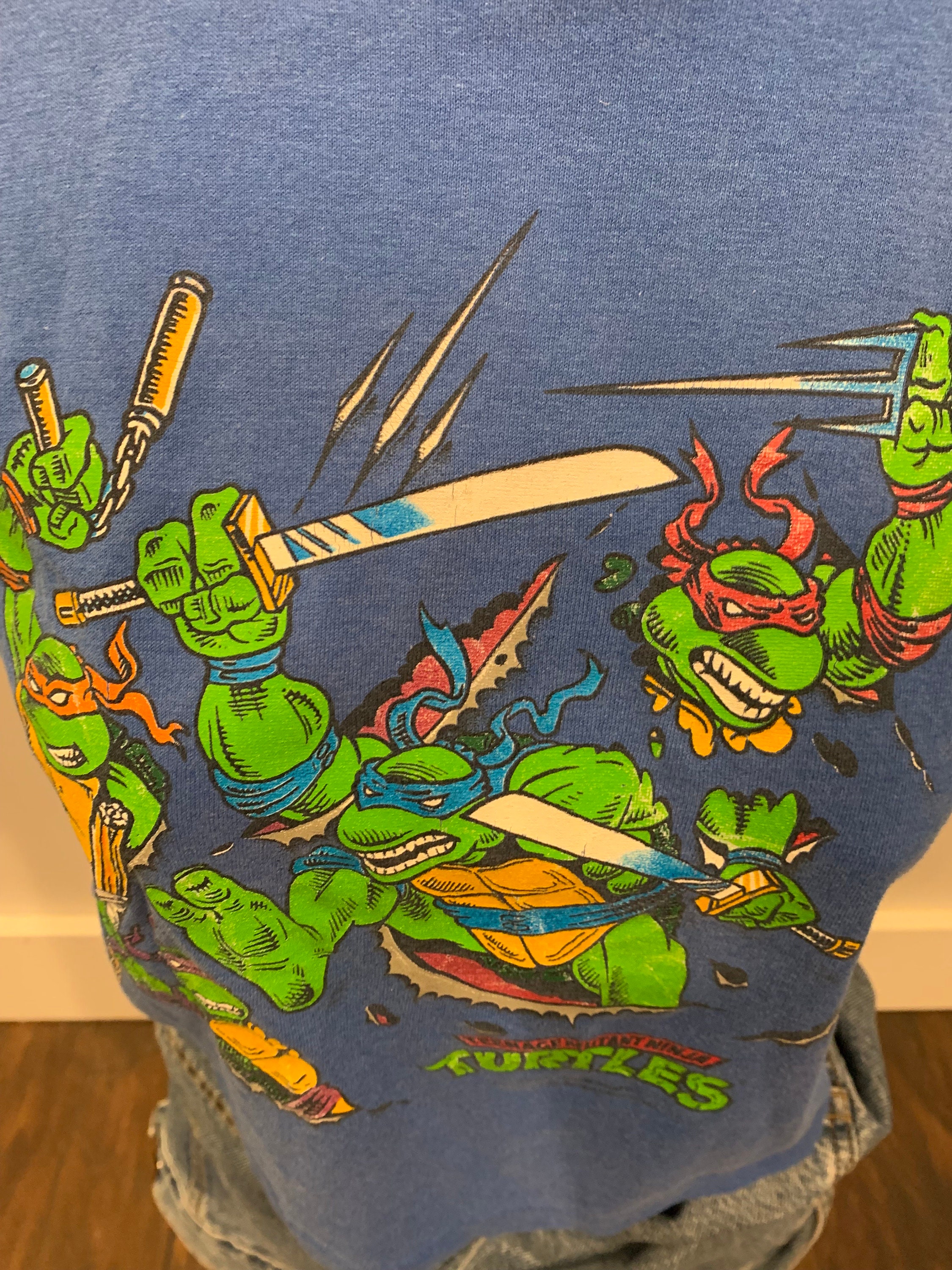 Teenage Mutant Ninja Turtles Vintage Sheets Inspired All Over Print Shirt -  ReproTees - The Home of Vintage Retro and Custom T-Shirts!