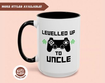 Uncle Announcement, Personalized New Uncle Gift, Uncle To Be, Funny Uncle, Pregnancy Announcement, Uncle Mug, New Uncle Mug, Reveal to Uncle