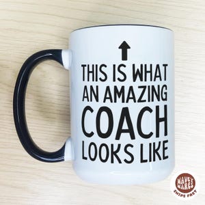 Amazing Coach Coffee Mug, Custom Gift For Coach, Personalized Coach Gift, Coach Gift Ideas, Football Coach, Baseball Coach, Soccer Coach