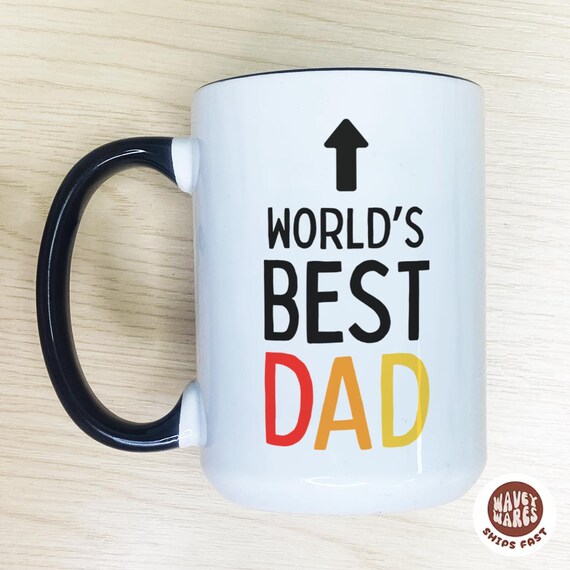 World's Best Dad Mug, Father's Day Gift for Him, Best Daddy Ever