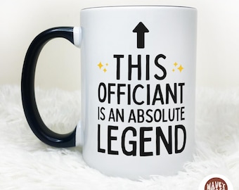 Hochzeitsoffiziant Geschenk, personalisierte Offiziant Tasse, Kaffeetasse am besten, Offiziant Geschenk Beste Hochzeitsoffiziant Danke Heiratsgeschenk