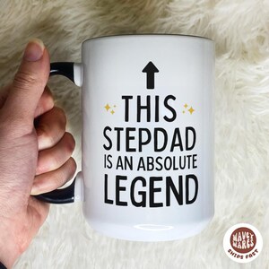 Lustiges Stiefvater Geschenk, Tasse für Papa, Stiefvater Vatertagsgeschenke, Papa Tasse, neue Stiefvater Geschenke, Bonus Papa Geschenk von Stiefkindern, Stieftochter Stiefsohn