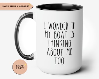 Boat Funny Coffee Mug, Navy Gift, Nautical Gift, Boat Captain, Ship, Funny Boating Tea Cup, Personalized Captain Mug, Gift for Boating Lover