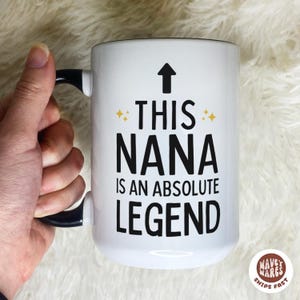 Funny Grandma Gift, Custom Nana Legend Mug Personalized Tea Mug Cup, Mothers Day Gift for Grandma Nana Gigi Mimi, Grandma Present Coffee Cup