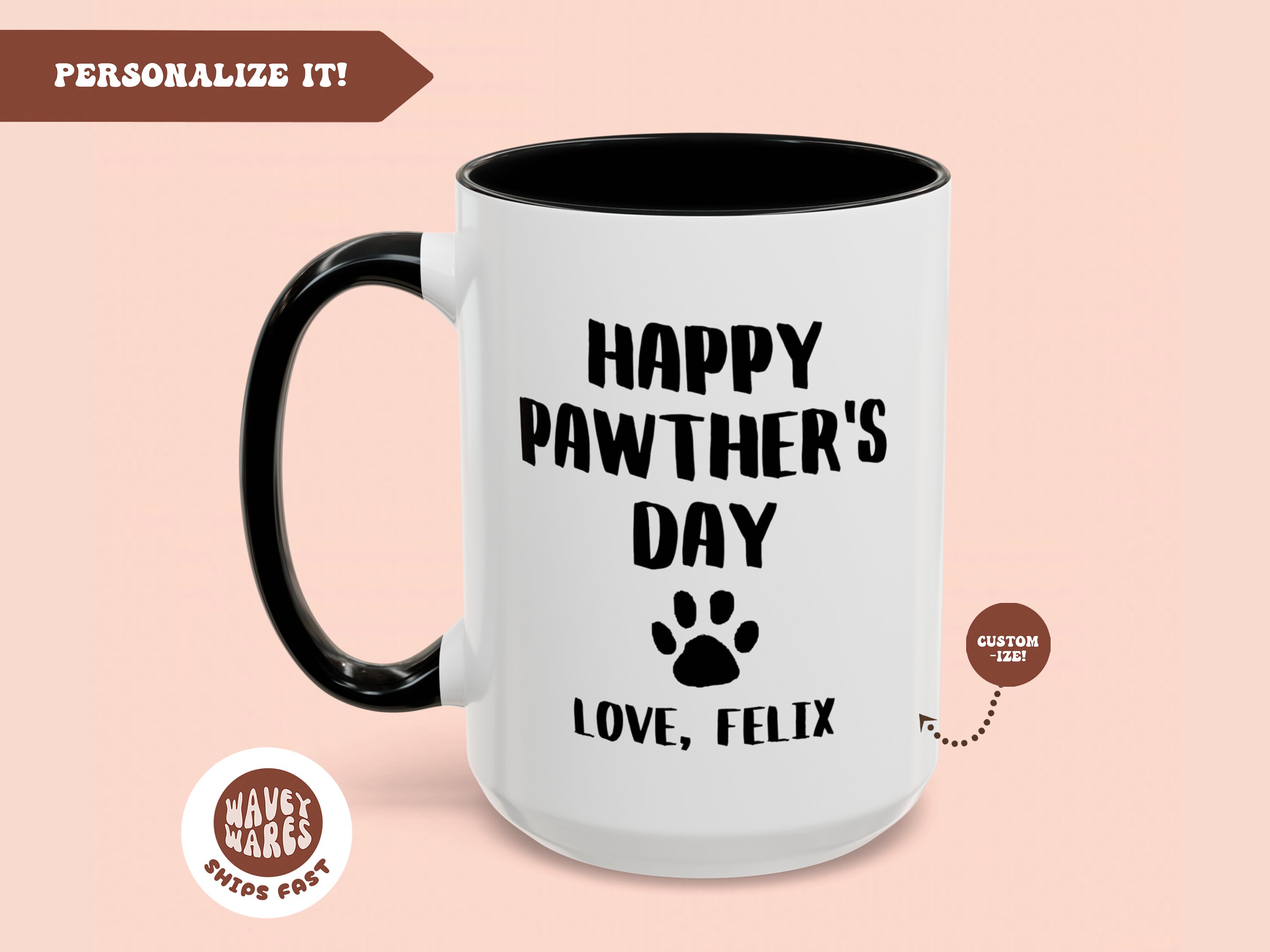 Dog Dad Mug - Personalized Photo Mug For Father's Day Dog Lovers Gift