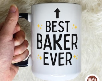 Best Baker Ever Mug Gift Personalized Coffee Mug Baking Cup Cooking Gift Box Gift Bread Baking Gift Cooking Lover Chef Gift Mothers Day Gift