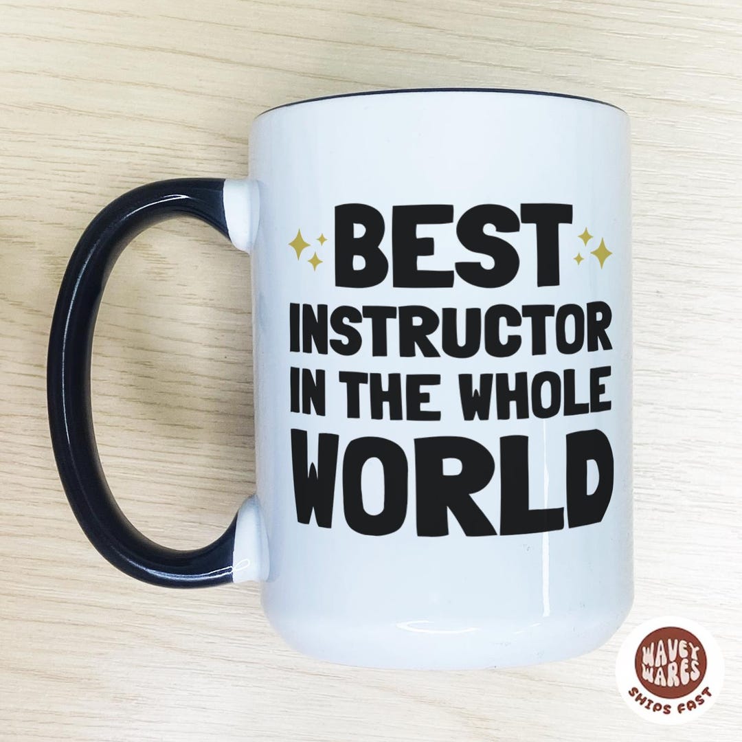 Instructor Gift Best Instructor Thank You Gift Funny Coffee Mug Gift for Driving ...