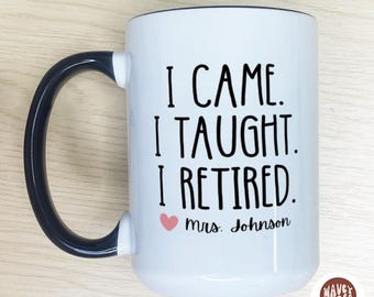 Ruhestand Geschenk für Lehrer, Lehrer Ruhestand lustige Kaffeetasse, Ruhestand Lehrer Geschenk, Lehrer Wertschätzung Wertschätzung Geschenk Lustig im Ruhestand