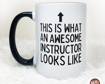 Super Instruktor Geschenk Lustige Kaffeetasse Benutzerdefinierte Mentor Coach Lehrer Sport Krankenpflege Weihnachten Geburtstag Danke Geschenk für Ausbilder
