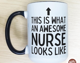 Super Krankenschwester Becher, personalisierte Krankenschwester Kaffeetasse, benutzerdefinierte Krankenschwester Becher, benutzerdefinierte RN Geschenke Krankenschwester Geschenke, LPN Cup Geschenk für Krankenschwester Wertschätzung Pflege