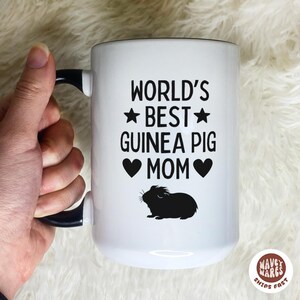 World&#39;s Best Guinea Pig Mom, Guinea Pig Mug, Guinea Pig Owner, Funny Pet Owner Gift, Guinea Pig Lover, Birthday Gift, Christmas Gift